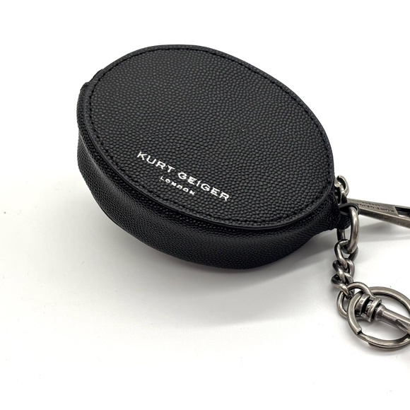 Kurt Geiger London Shoreditch Tweed Leather Coin Purse NIB/NWT - Picture 6 of 8